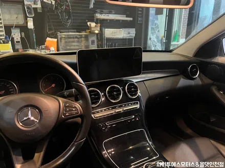 벤츠 C200d 안드로이드 모니터 장착 /인천자동차튜닝전문 / 남동구 구월동