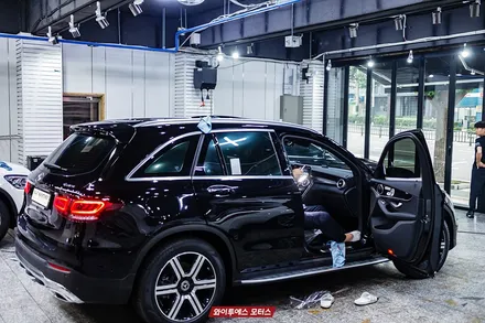 고급썬팅 벤츠라면 이정도는 글라스틴트 선셋 시공한 GLC300 / 남동구 구월동