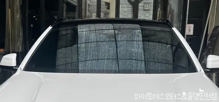BMW X6 글라스틴트 레이니블루 썬팅+랩핑+유광PPF / 남동구 구월동