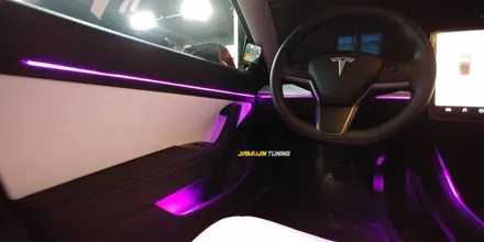 테슬라 모델3 엠비언트 라이트. 비노출 아크릴 튜닝 Tesla Model3 / 포천, 양주, 의정부, 동두천