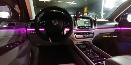쌍용 플래그십 SUV G4 렉스턴(스포츠) 광섬유 엠비언트 튜닝의 모범답안 / 포천, 양주, 의정부, 동두천