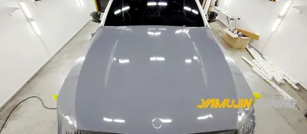 벤츠 C63 AMG 전체랩핑 에이버리 락그레이 랩핑, 전체랩핑의 아름다움 / 포천, 양주, 의정부, 동두천