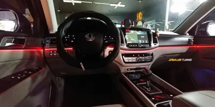쌍용 플래그십 SUV G4 렉스턴(스포츠) 광섬유 엠비언트 튜닝의 모범답안 / 포천, 양주, 의정부, 동두천
