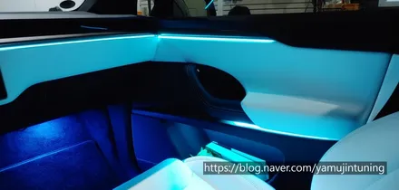 테슬라 모델X RGB 풀컬러 엠비언트로 고급스러운 실내분위기 GO!? / 포천, 양주, 의정부, 동두천