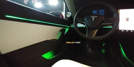 테슬라 모델3 엠비언트 라이트. 비노출 아크릴 튜닝 Tesla Model3 / 포천, 양주, 의정부, 동두천