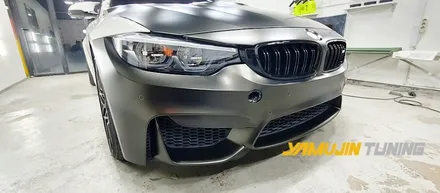 BMW M4 전체랩핑 사틴 골드 더스트 블랙 색상으로 랩핑을 해보자. / 포천, 양주, 의정부, 동두천