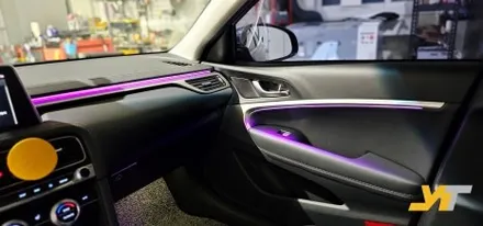 비노출 엠비언트 시공 추천?제네시스 G70 / 포천, 양주, 의정부, 동두천