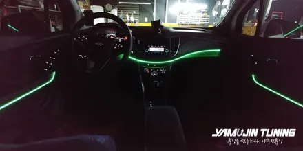 면발광 LED 엠비언트 무드등 라이트 3세대 풀 컬러 APP ver (쉐보레 더 뉴 트랙스) / 포천, 양주, 의정부, 동두천