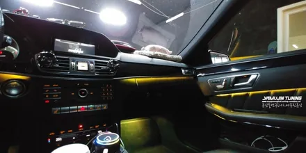 벤츠 W 212 E클래스 엠비언트 무드등 RGB 광량 업그레이드 (야무진튜닝) / 포천, 양주, 의정부, 동두천