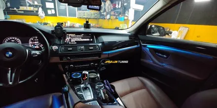 BMW 5시리즈 F10 비노출 아크릴 엠비언트 라이트 튜닝의 정석 / 포천, 양주, 의정부, 동두천