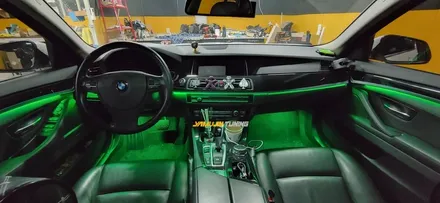 BMW 5시리즈 F10, 중형 세단의 매립 아크릴 엠비언트 튜닝의 멋 / 포천, 양주, 의정부, 동두천