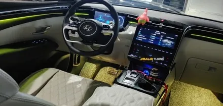 투싼 NX4의 멋진 엣지와 볼륨감에 어울리는 감성 실내 무드등, 투싼 NX4 엠비언트 / 포천, 양주, 의정부, 동두천