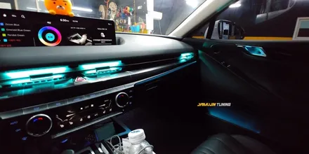 신형 제네시스 G80 엠비언트 광량 업그레이드 2IN1. 확장 튜닝 ver / 포천, 양주, 의정부, 동두천