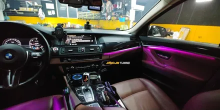 BMW 5시리즈 F10 비노출 아크릴 엠비언트 라이트 튜닝의 정석 / 포천, 양주, 의정부, 동두천