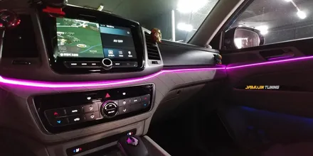 쌍용 플래그십 SUV G4 렉스턴(스포츠) 광섬유 엠비언트 튜닝의 모범답안 / 포천, 양주, 의정부, 동두천
