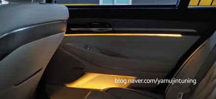 제네시스 G90. EQ900 순정 엠비언트 라이트 광량 괜찮으세요? / 포천, 양주, 의정부, 동두천
