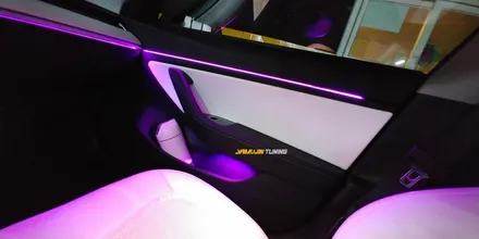 테슬라 모델3 엠비언트 라이트. 비노출 아크릴 튜닝 Tesla Model3 / 포천, 양주, 의정부, 동두천