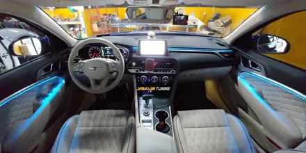 GENESIS G70 엠비언트 라이트 비노출 아크릴 튜닝의 정석 / 포천, 양주, 의정부, 동두천