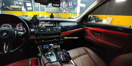 BMW 5시리즈 F10 비노출 아크릴 엠비언트 라이트 튜닝의 정석 / 포천, 양주, 의정부, 동두천