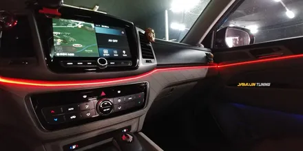 쌍용 플래그십 SUV G4 렉스턴(스포츠) 광섬유 엠비언트 튜닝의 모범답안 / 포천, 양주, 의정부, 동두천