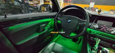 BMW 5시리즈 F10, 중형 세단의 매립 아크릴 엠비언트 튜닝의 멋 / 포천, 양주, 의정부, 동두천
