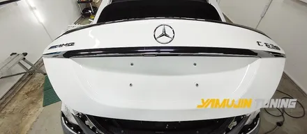 벤츠 C63 AMG 전체랩핑 에이버리 락그레이 랩핑, 전체랩핑의 아름다움 / 포천, 양주, 의정부, 동두천