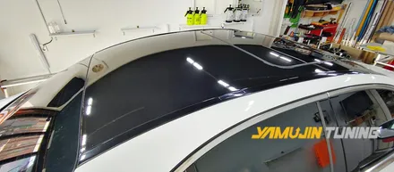 벤츠 C200 루프스킨, 3M 2080 블랙 유광 포인트 랩핑의 매력을 야무진 튜닝에서 느껴봅시다~ / 포천, 양주, 의정부, 동두천