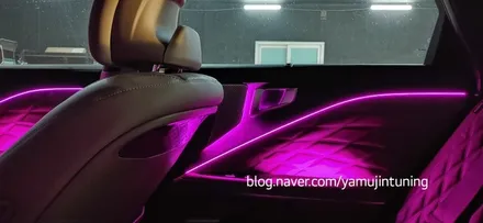 기아 K8 실내 엠비언트 라이트 튜닝. 확장 업그레이드 / 포천, 양주, 의정부, 동두천