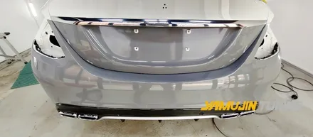 벤츠 C63 AMG 전체랩핑 에이버리 락그레이 랩핑, 전체랩핑의 아름다움 / 포천, 양주, 의정부, 동두천