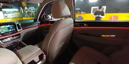 쌍용 플래그십 SUV G4 렉스턴(스포츠) 광섬유 엠비언트 튜닝의 모범답안 / 포천, 양주, 의정부, 동두천