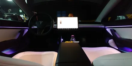 테슬라 모델3 엠비언트 라이트. 비노출 아크릴 튜닝 Tesla Model3 / 포천, 양주, 의정부, 동두천