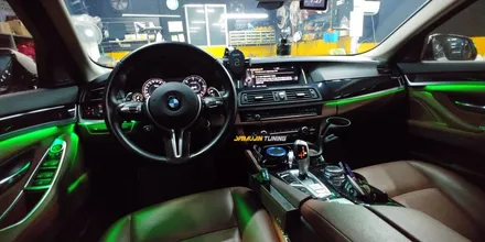 BMW 5시리즈 F10 비노출 아크릴 엠비언트 라이트 튜닝의 정석 / 포천, 양주, 의정부, 동두천