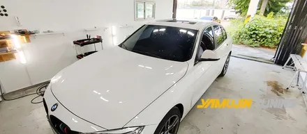 BMW 320D 루프스킨, 야무진튜닝의 3M 2080 블랙 유광 루프스킨으로 포인트를 살려보자! 포천 랩핑 / 포천, 양주, 의정부, 동두천