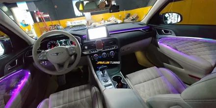 GENESIS G70 엠비언트 라이트 비노출 아크릴 튜닝의 정석 / 포천, 양주, 의정부, 동두천