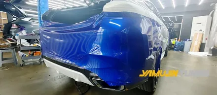 BMW X6 전체랩핑 3M 코스믹 블루 랩핑의 시원시원한 컬러 / 포천, 양주, 의정부, 동두천
