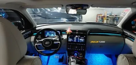 투싼 NX4의 멋진 엣지와 볼륨감에 어울리는 감성 실내 무드등, 투싼 NX4 엠비언트 / 포천, 양주, 의정부, 동두천