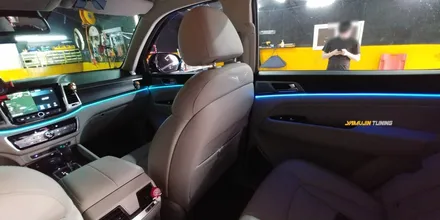 쌍용 플래그십 SUV G4 렉스턴(스포츠) 광섬유 엠비언트 튜닝의 모범답안 / 포천, 양주, 의정부, 동두천