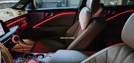 기아 K8 엠비언트로 고급 라운지 감성을 담아 봤습니다. 이게 너무 예쁜데요!! / 포천, 양주, 의정부, 동두천