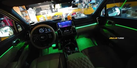 패밀리 SUV, 쏘렌토 MQ4 엠비언트 무드등 이란? 순정 모니터 활성화도 가능한 튜닝 / 포천, 양주, 의정부, 동두천