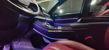 팰리세이드 엠비언트 완성은 순정 모니터 활성화 매립 아크릴 입니다. / 포천, 양주, 의정부, 동두천