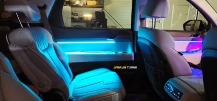 더 뉴 팰리세이드의 실내에 멀티 컬러 엠비언트가!? 무선 통신이라!? / 포천, 양주, 의정부, 동두천