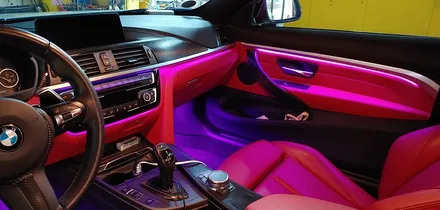 BMW 4시리즈 비노출 아크릴 엠비언트하면 떠오르는 명품 시공점? / 포천, 양주, 의정부, 동두천