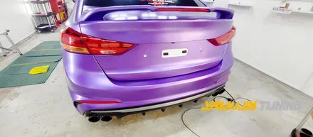 아반떼 AD 전체랩핑 에이버리 사틴 퍼블 메탈릭 랩핑의 오묘한 매력은 특별하다. / 포천, 양주, 의정부, 동두천