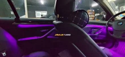 BMW 5시리즈 F10, 중형 세단의 매립 아크릴 엠비언트 튜닝의 멋 / 포천, 양주, 의정부, 동두천