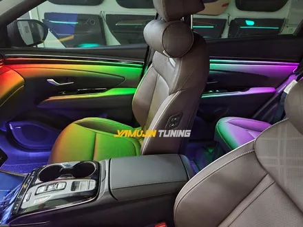 투싼NX4 수제몰딩의 순정스러운 무빙 엠비언트 무드등. 벤츠 같은 글로우모션 / 포천, 양주, 의정부, 동두천