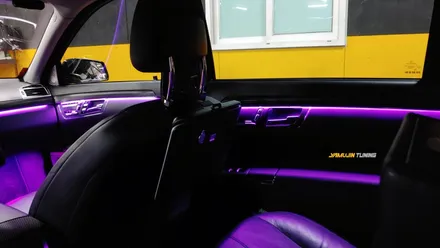 벤츠 S클래스 W221 엠비언트, 카본 랩핑 순정의 아쉬움은 광량업으로 우드의 올드함은 카본 랩핑으로 완벽 변신~! / 포천, 양주, 의정부, 동두천