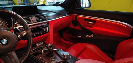 BMW 4시리즈 비노출 아크릴 엠비언트하면 떠오르는 명품 시공점? / 포천, 양주, 의정부, 동두천
