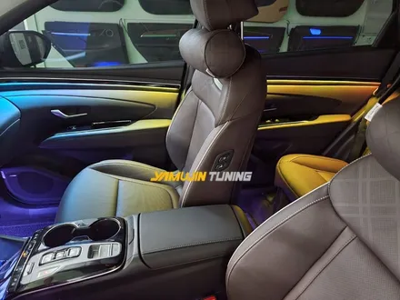 투싼NX4 수제몰딩의 순정스러운 무빙 엠비언트 무드등. 벤츠 같은 글로우모션 / 포천, 양주, 의정부, 동두천