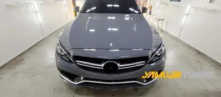 벤츠 C63 AMG 전체랩핑 에이버리 락그레이 랩핑, 전체랩핑의 아름다움 / 포천, 양주, 의정부, 동두천