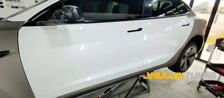 테슬라 모델 3 전체랩핑 3M 무광 그레이 알루미늄 랩핑 야무진 튜닝 랩핑 / 포천, 양주, 의정부, 동두천